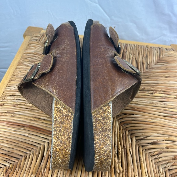 Roots Natural Leather 2 Strap Sandals Sz 10 - Picture 10 of 11